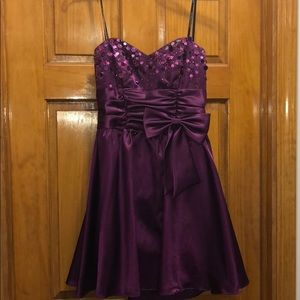 Sequin Purple dress!